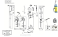 Explosionszeichnung mit Ersatzteilliste für das Drucksprühgerät Gloria hobby exclusiv