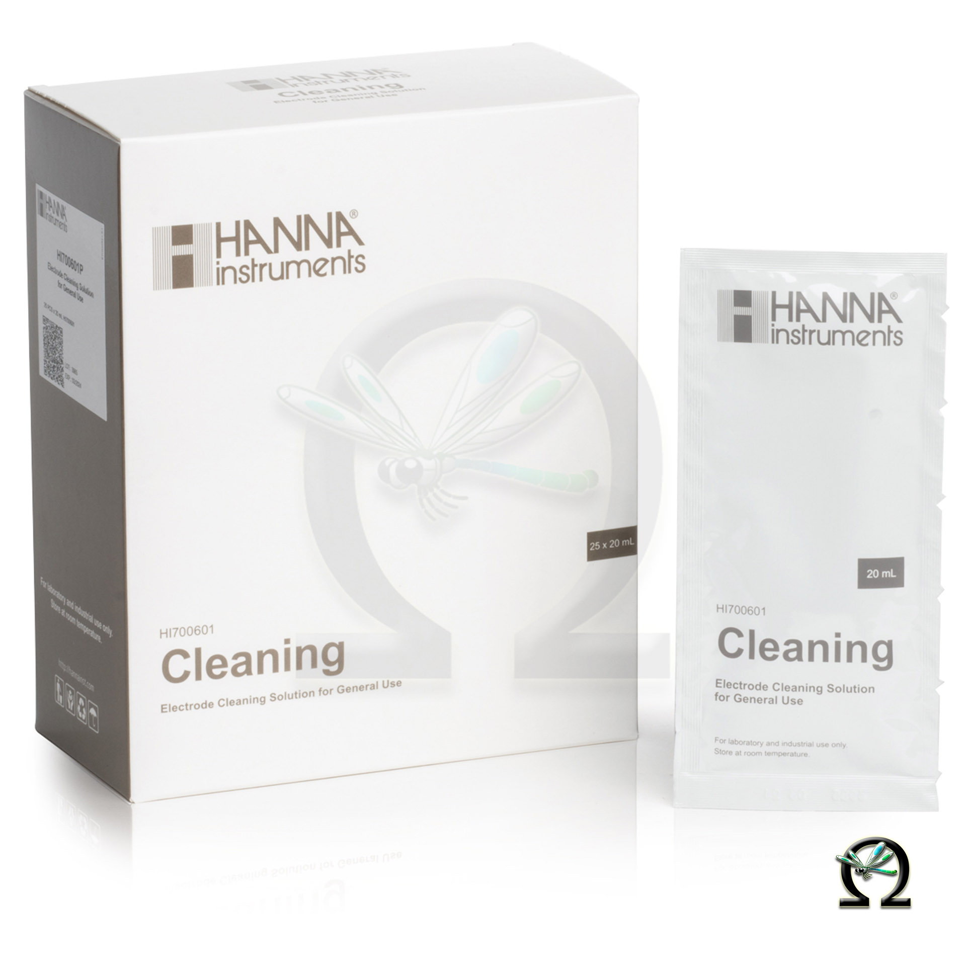 Hanna Elektrodenreinigungslösung HI700601P - Allgemeine Anwendungen - 25x Portionsbeutel
