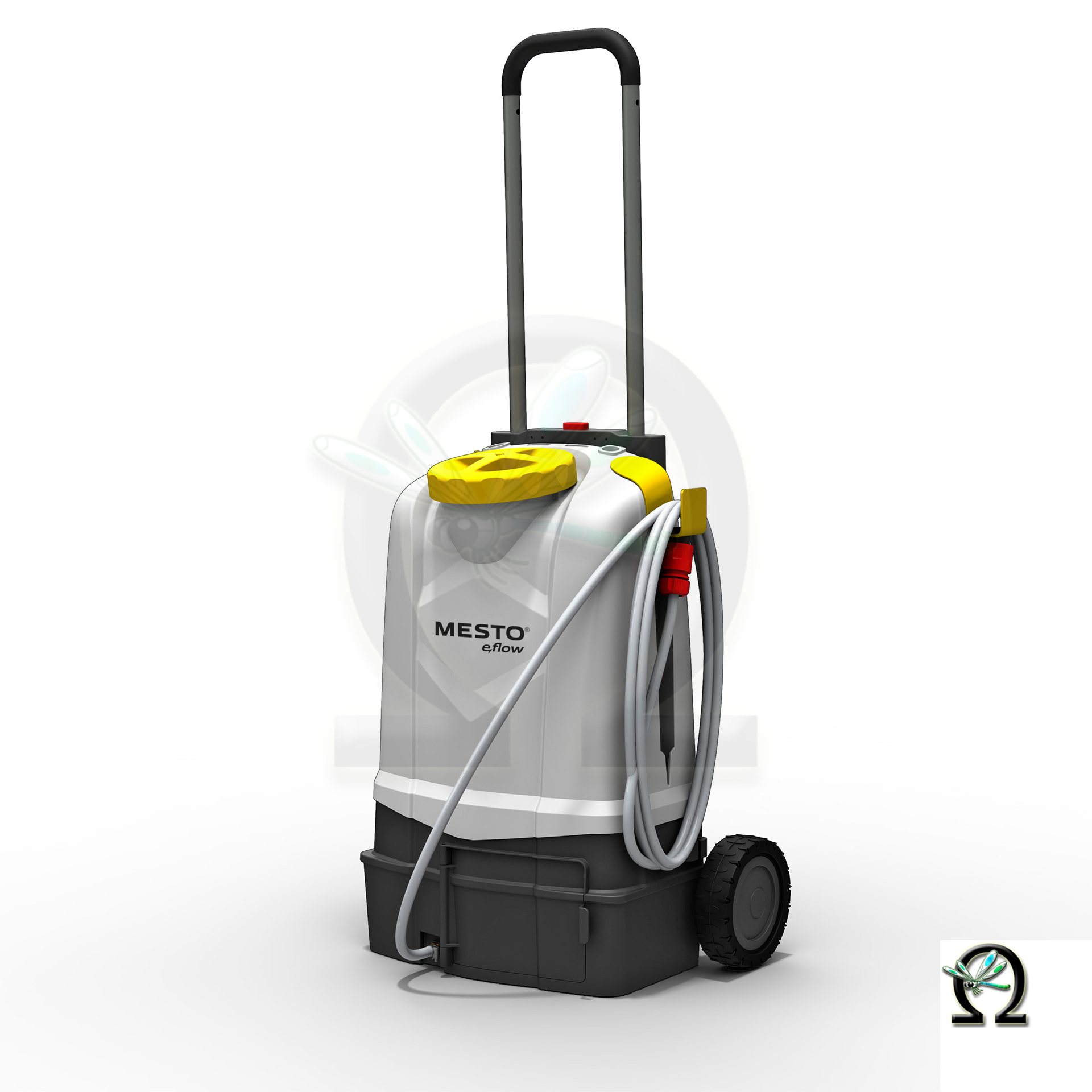 MESTO e.AQUA 20 Akku-Wasserbehälter 3628EU auf optional erhältlichen Trolley
