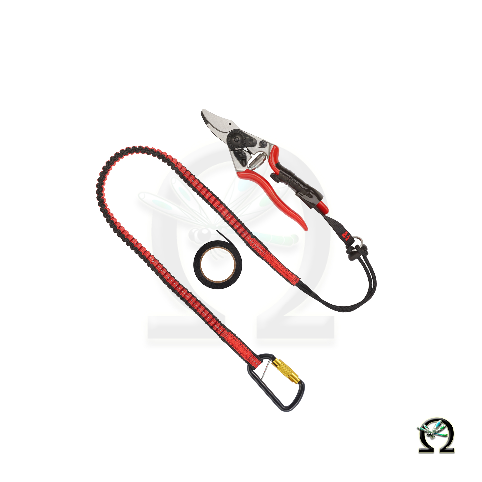 Kombinationsbeispiel: Scheere mit FELCO 938 und FELCO 939 gesichert