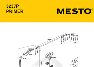 MESTO 3237P PRIMER - 5 Liter, Explosionszeichnung mit Ersatzteilnummern