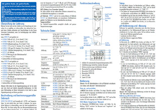 Die Bedienungsanleitung in deutsch für das Hanna pH/EC/TDS/C°-Messgerät HI98129 Combo-Tester als PDF zum herunterladen und ausdrucken