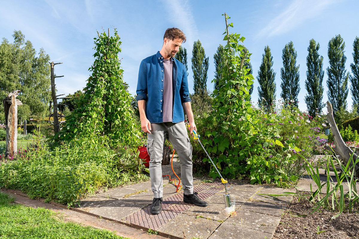 GLORIA Thermoflamm bio Professional PLUS im Einsatz