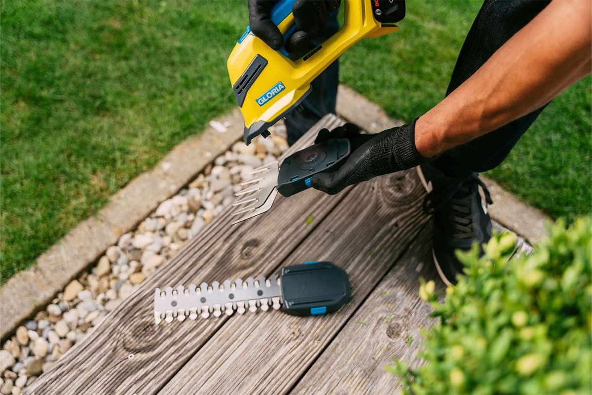 Schneller, werkzeugloser und fettfreier Messerwechsel