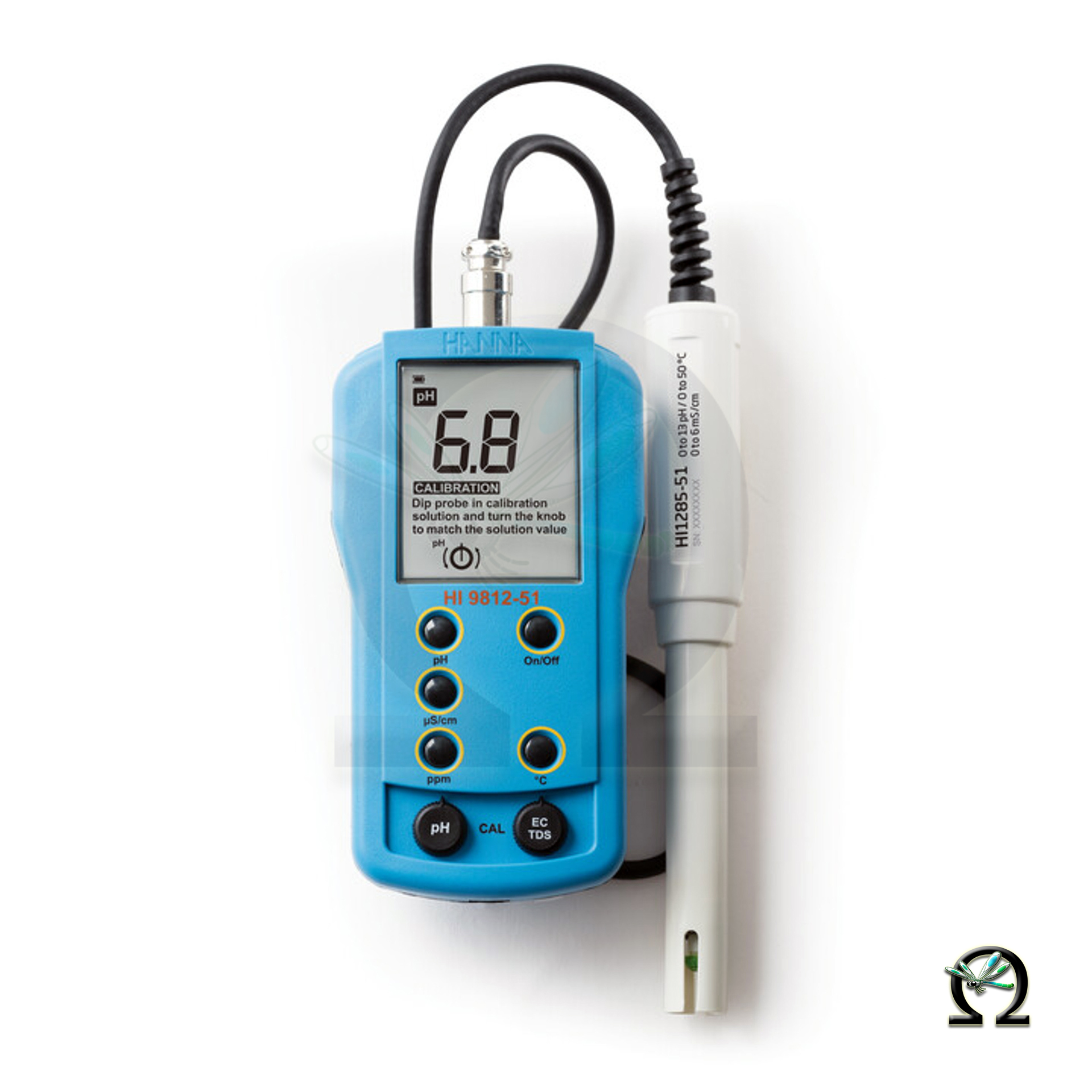 Hanna Multiparameter-Handmessgerät HI9812-51 bis 1990 µS/cm