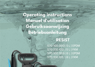 Die Bedienungsanleitung für das De Witte Drucksprühgerät RESIST 5 Liter mit EPDM-Dichtungen als PDF zum herunterladen und ausdrucken.