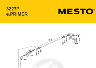 MESTO 3227P e.PRIMER, Explosionszeichnung mit Ersatzteilnummern