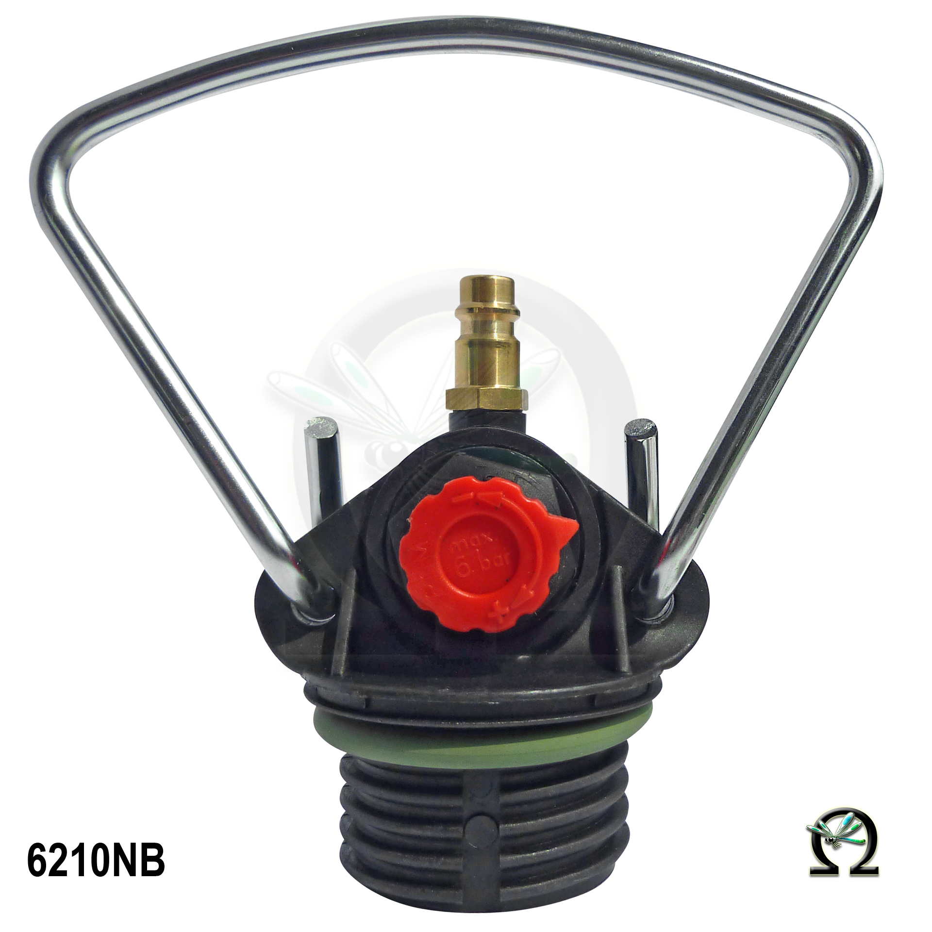 MESTO Druckluft-Füllventil 6210NB 6bar mit Druckminderer und Steckkupplung