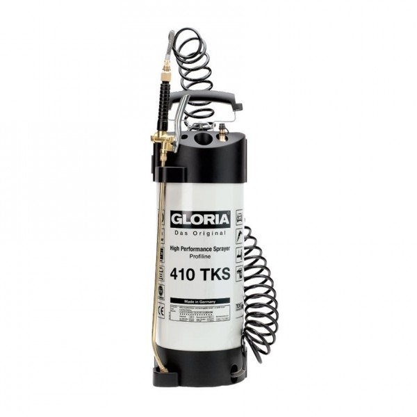 Ölfestes Hochleistungssprühgerät GLORIA 410 TKS Profiline mit Spiralschlauch und Kompressoranschluss