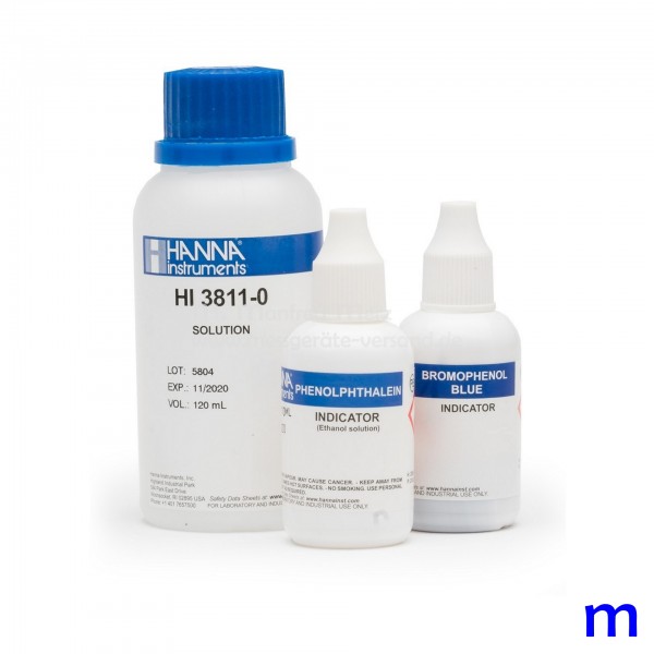 Reagenzien HI3811-100 für Hanna Checker Disc Testkit Alkalinität 100 Tests